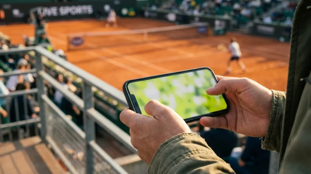 Apuestas en vivo en tenis: seguimiento de un partido en tiempo real