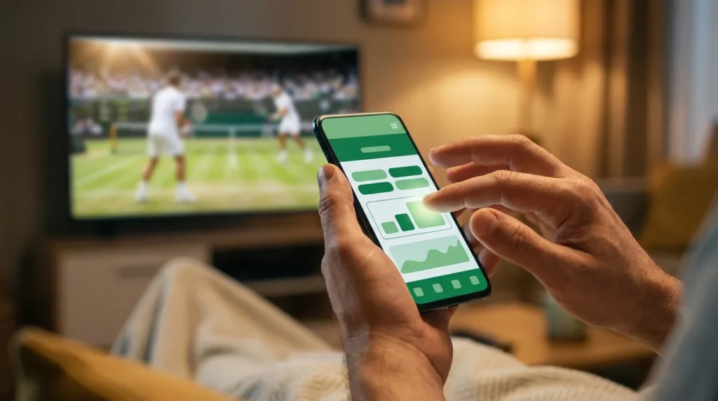 Cash out en apuestas de tenis durante un partido en vivo